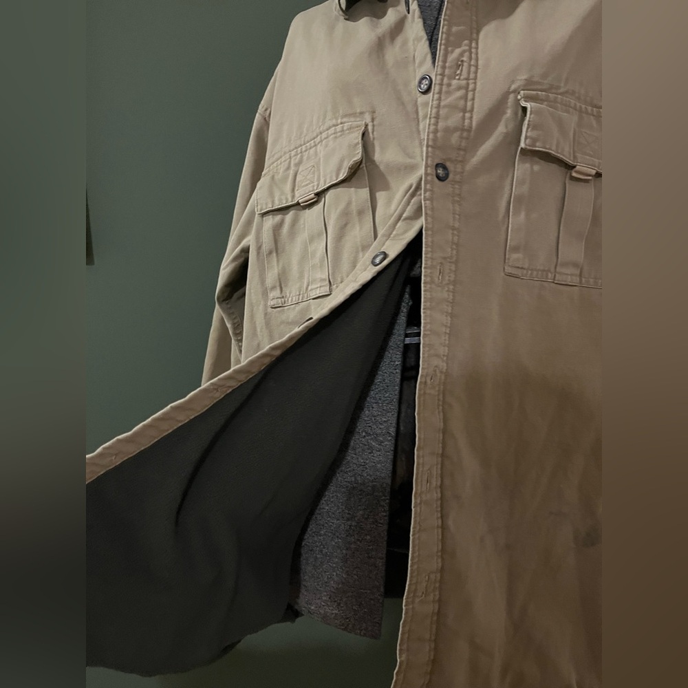 Arrow Men's Khaki Shirt Jacket - Picture 2 of 4
